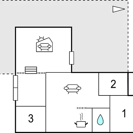 בית נופש Three-bedroom Holiday In אוטרופ